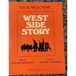 Vintage Sheet Music Vocal Selections From West Side Story 1957 Leonard Bernstein